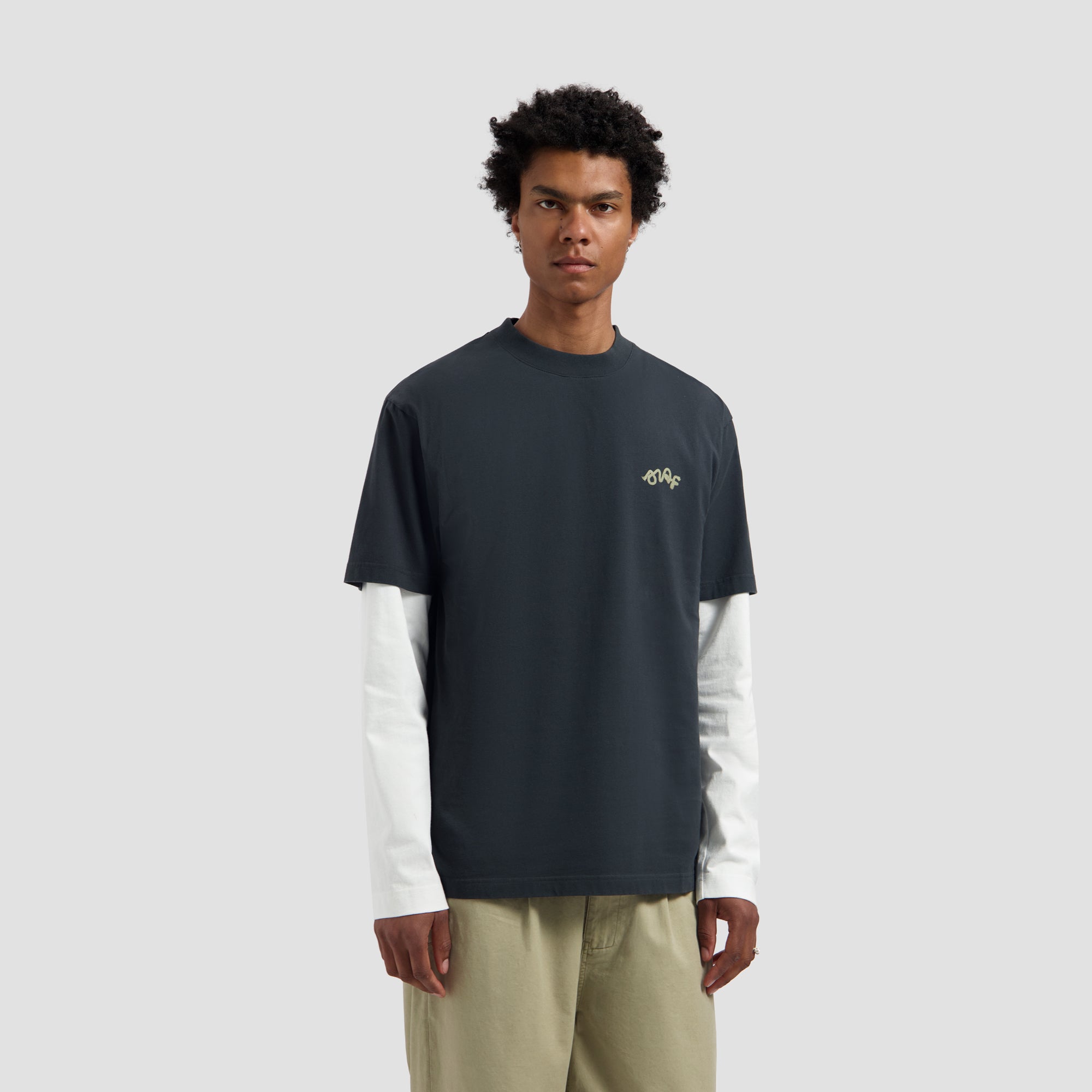 Lasso Signature Tee - Charcoal