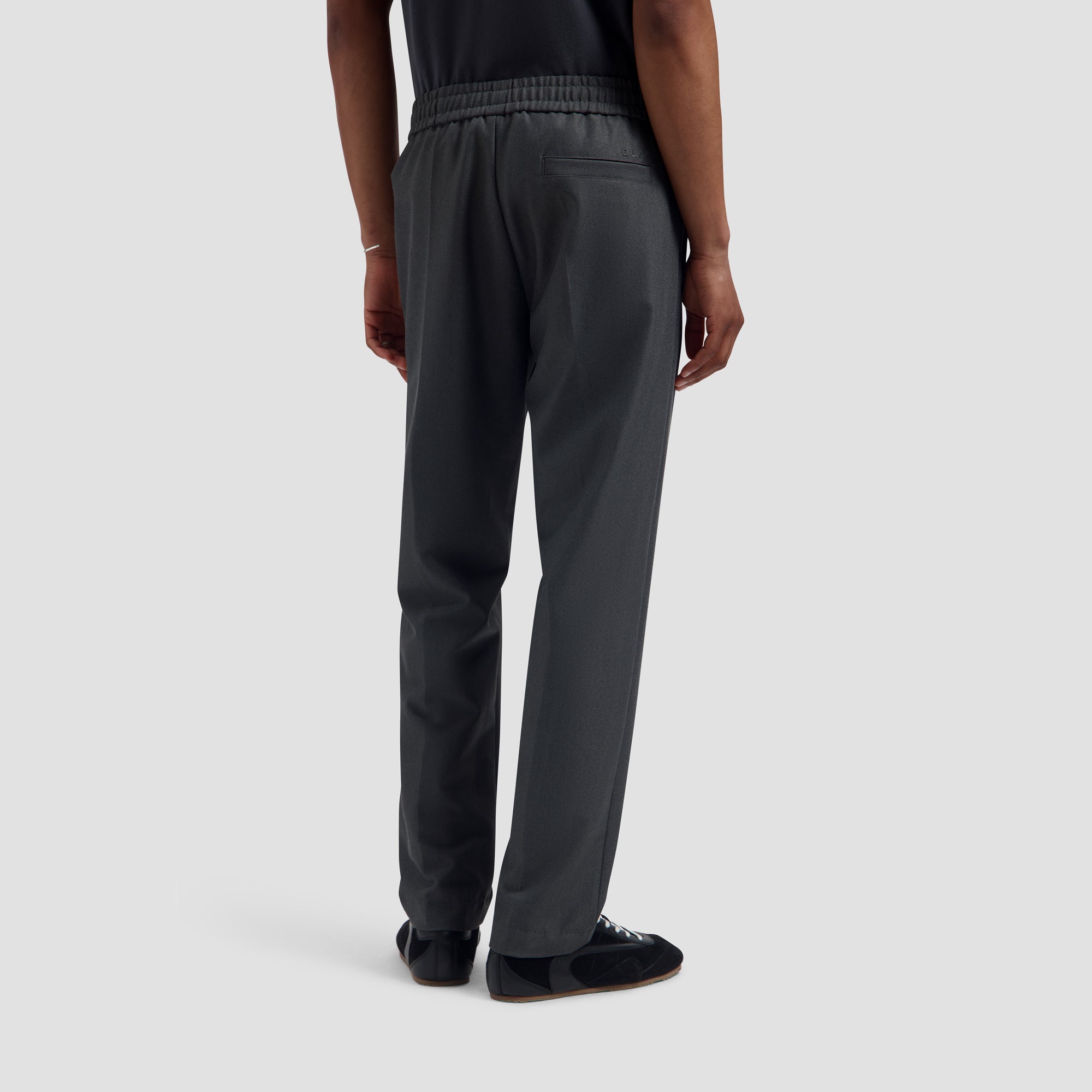 Slim Elasticated Pant - Charcoal