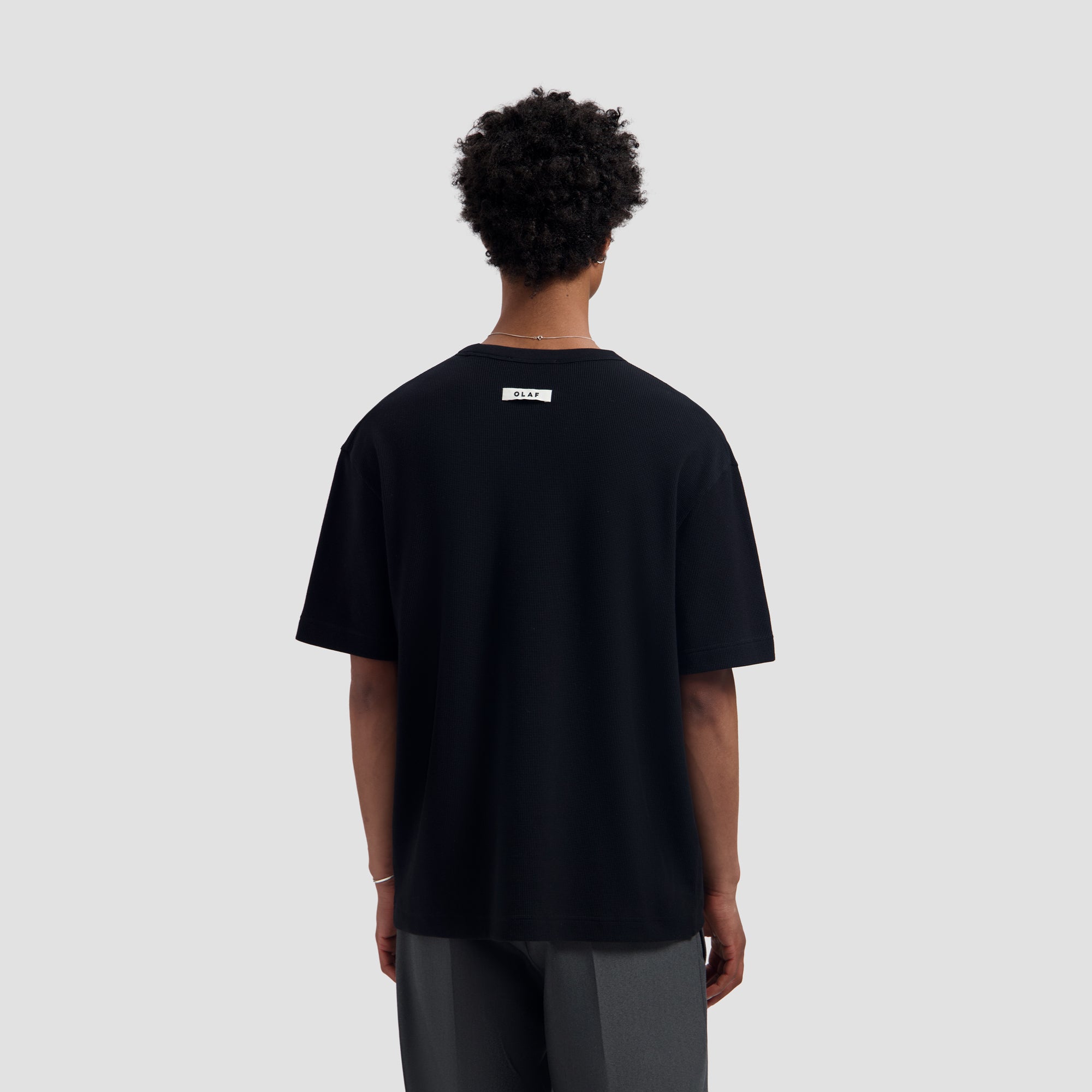 Waffle Tee - Black