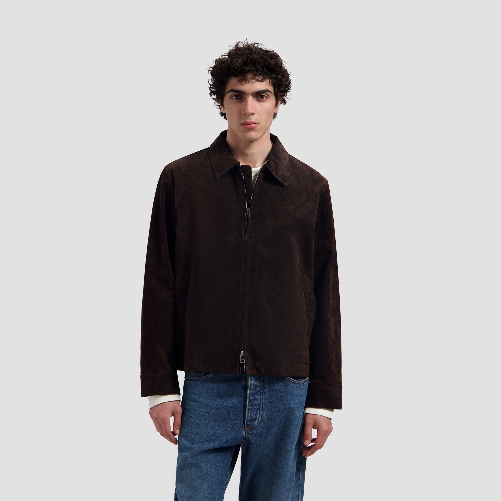 Suede Jacket - Chocolate Plum