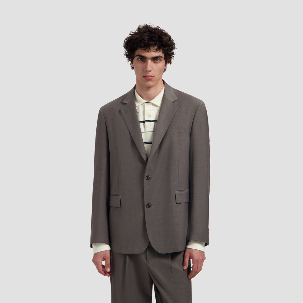 Wool Blazer - Chocolate Chip