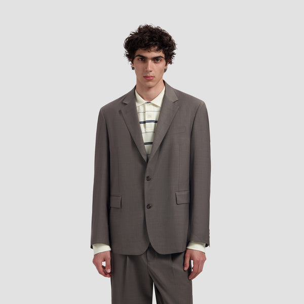Wool Blazer - Chocolate Chip
