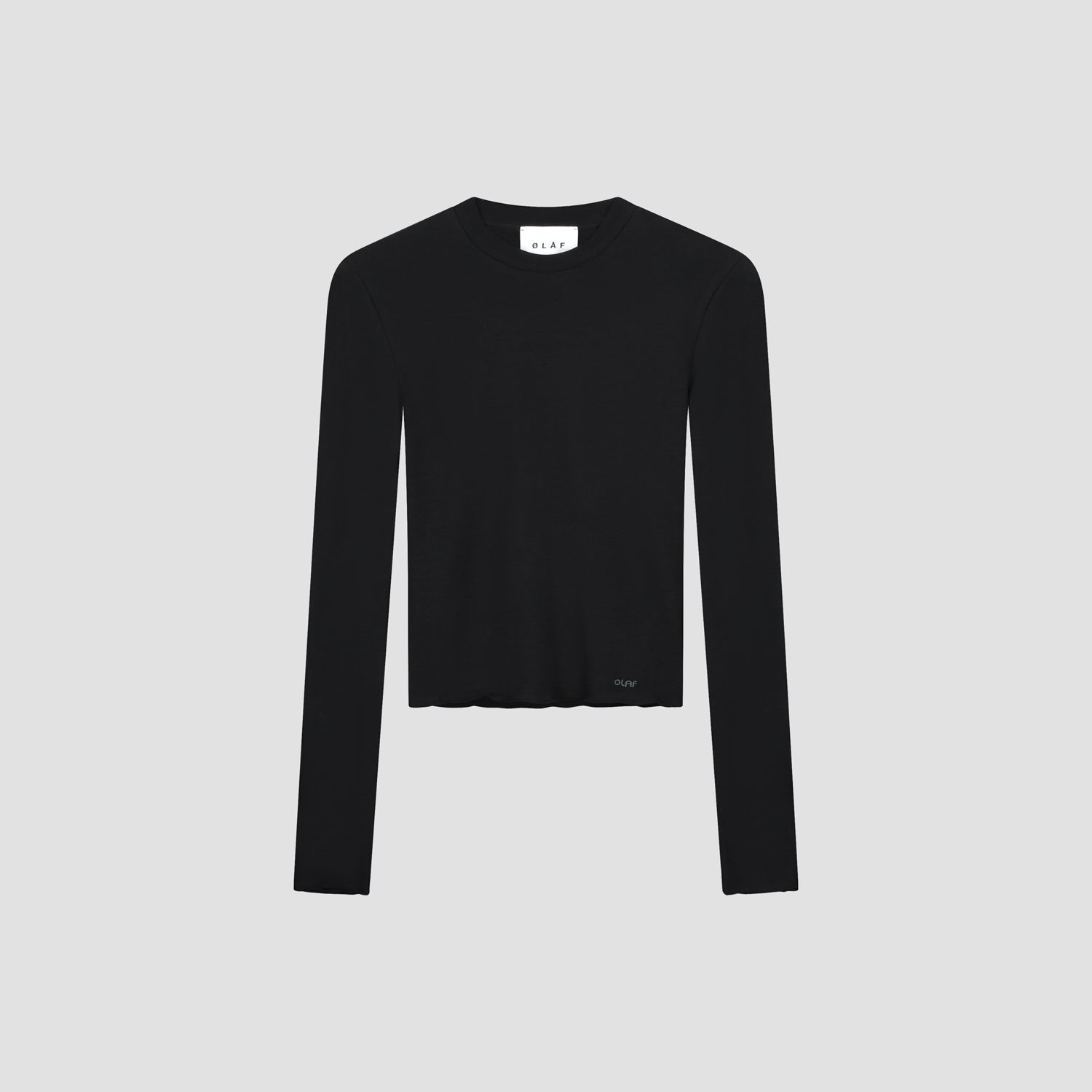 WMN Mini Logo LS Top - Black