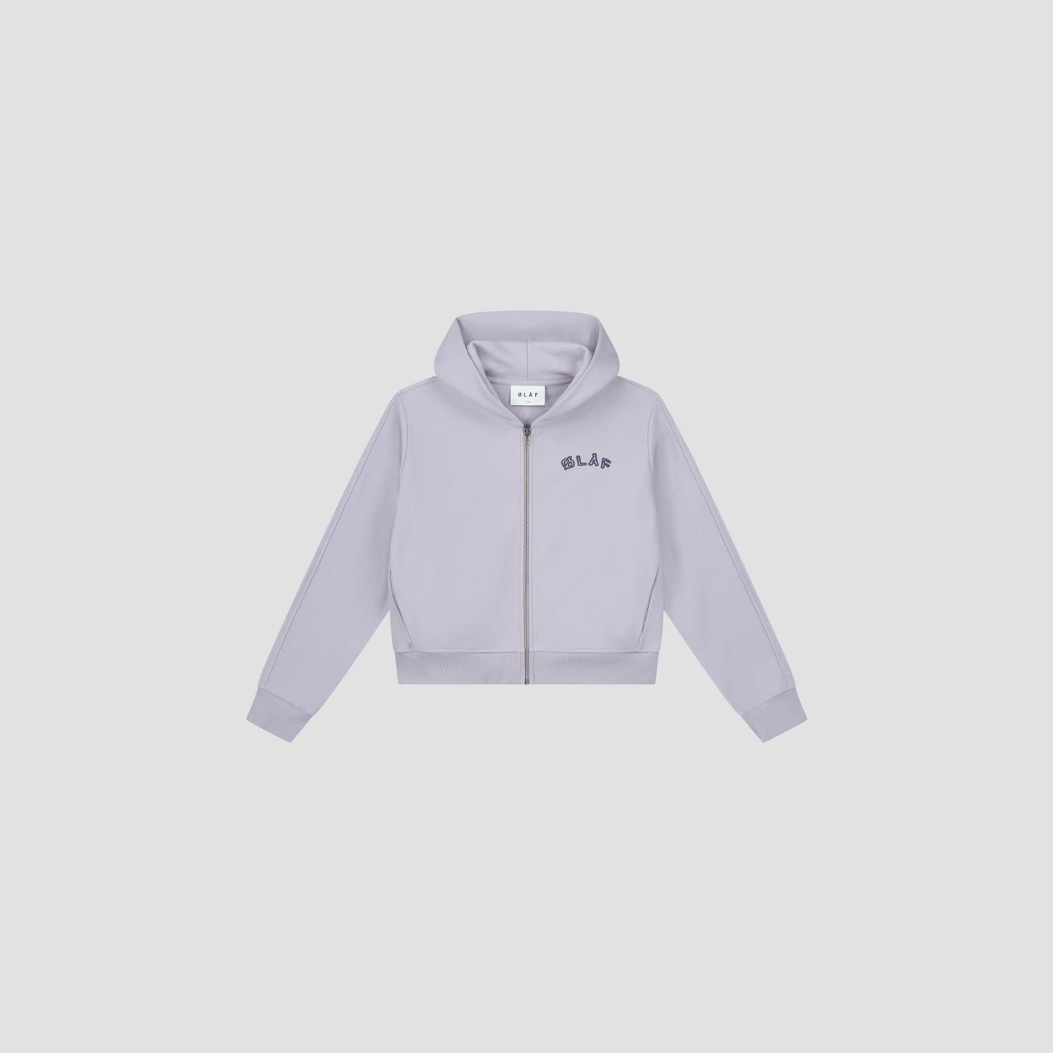 WMN Layered Zip Hoodie - Washed Purple