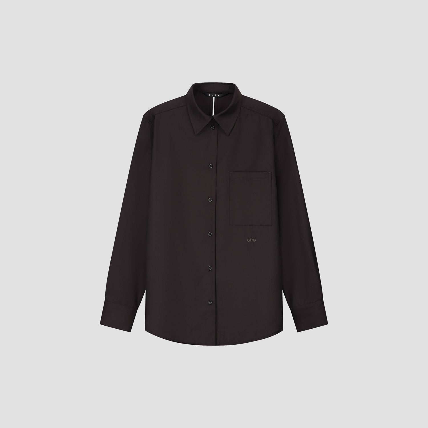 WMN Drapey Utility Shirt - Brown