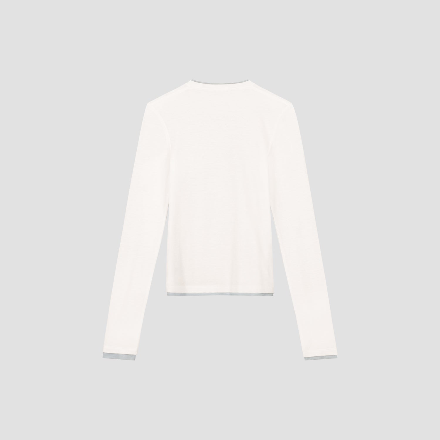 Retro Logo Double Layer LS Top - Off White