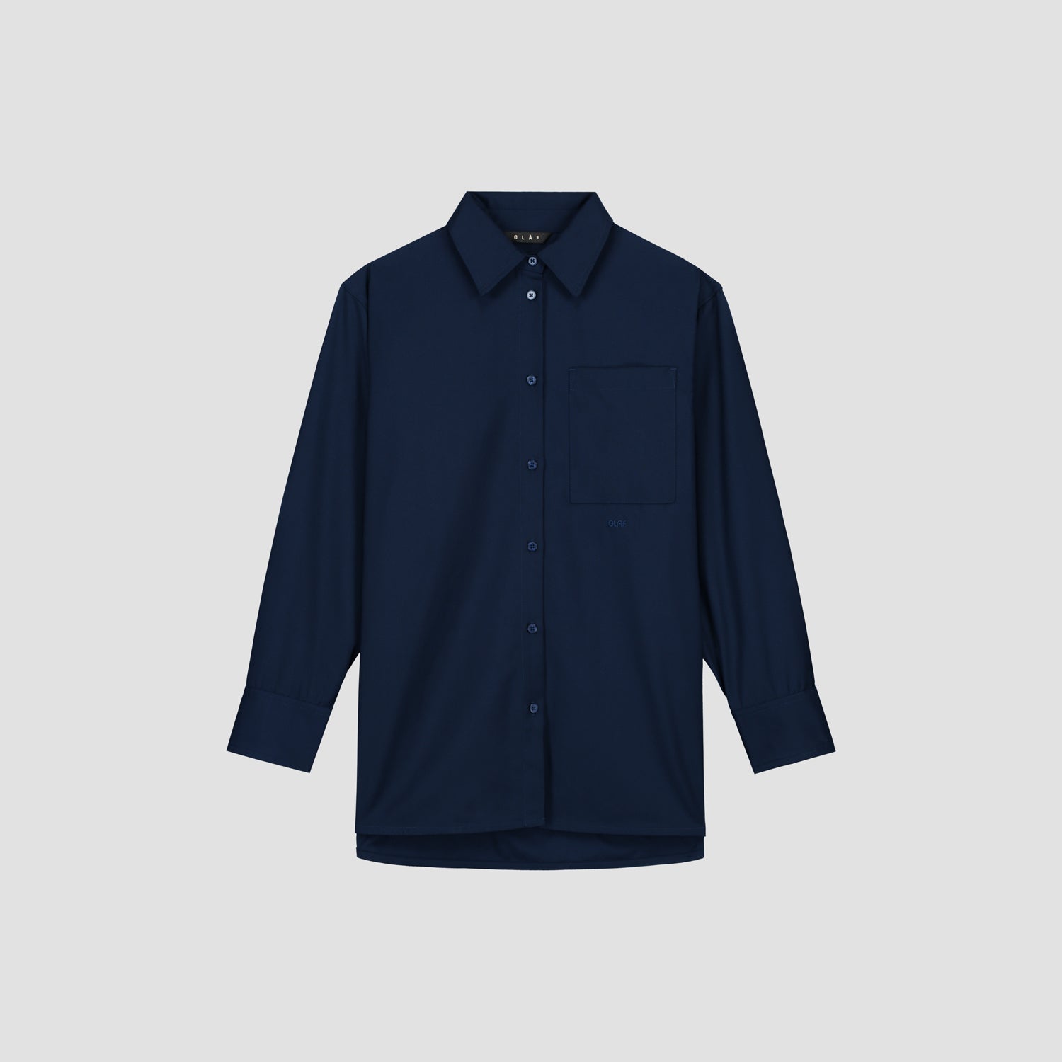 Drapey LS Shirt - Navy