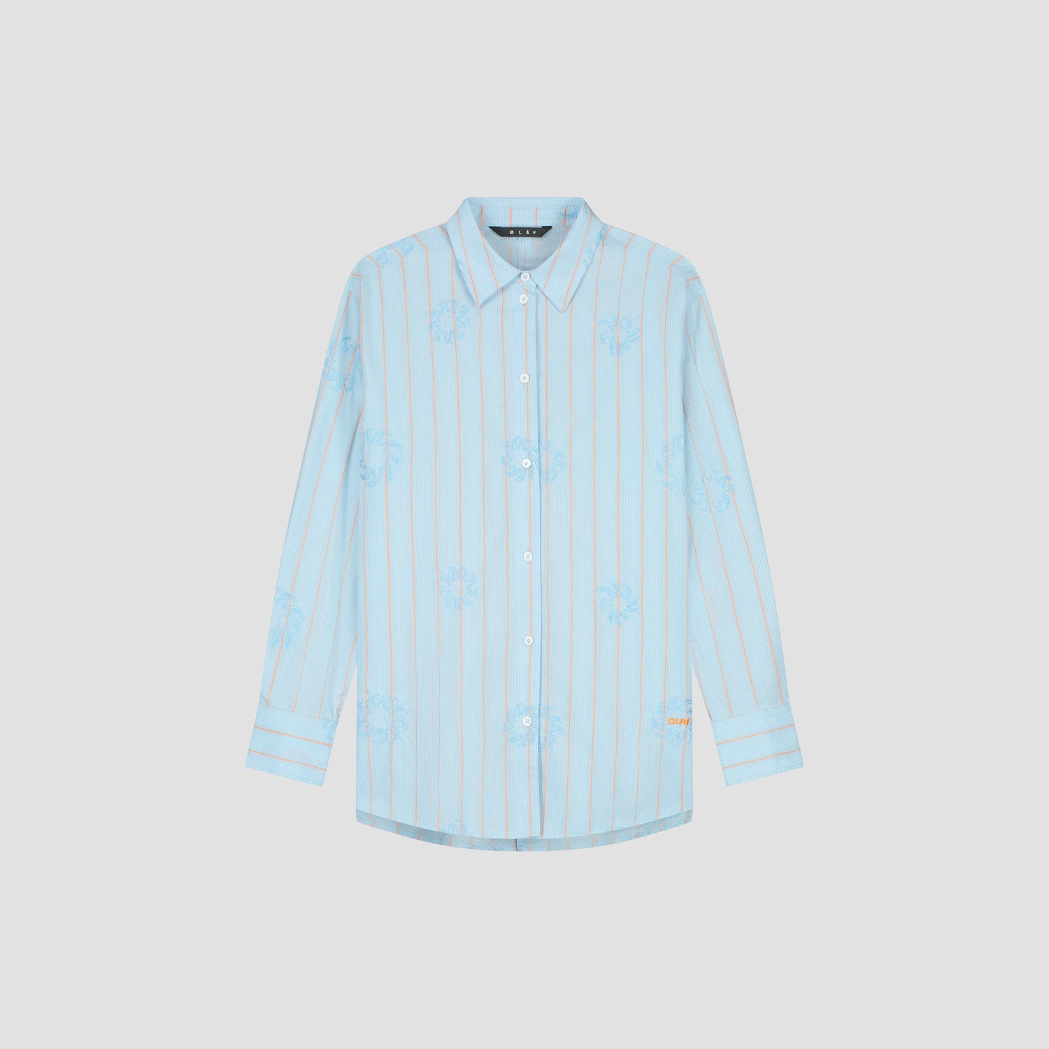 Stripe Embro Sun Shirt