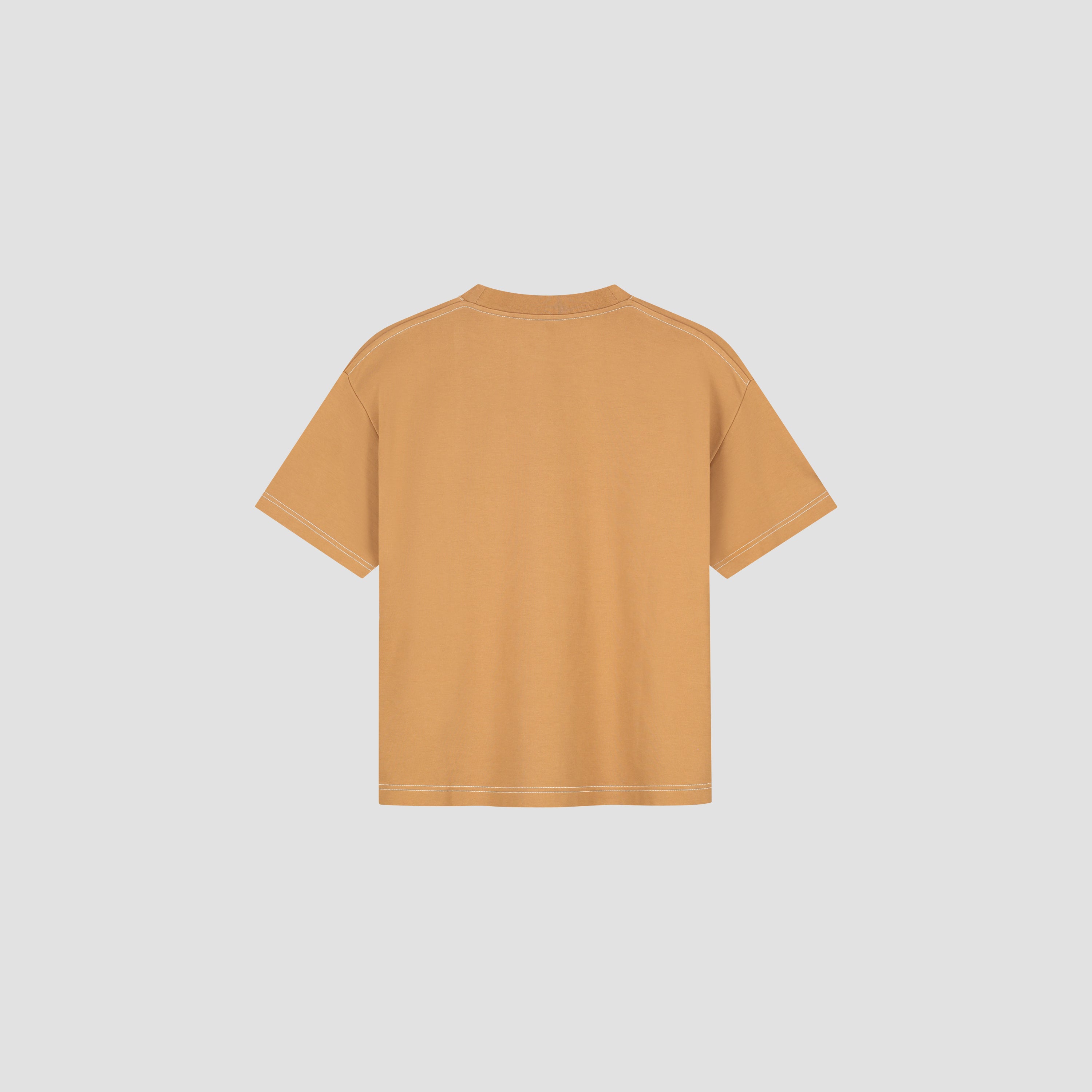 Contrast Retro Logo Boxy Tee - Foxtrot