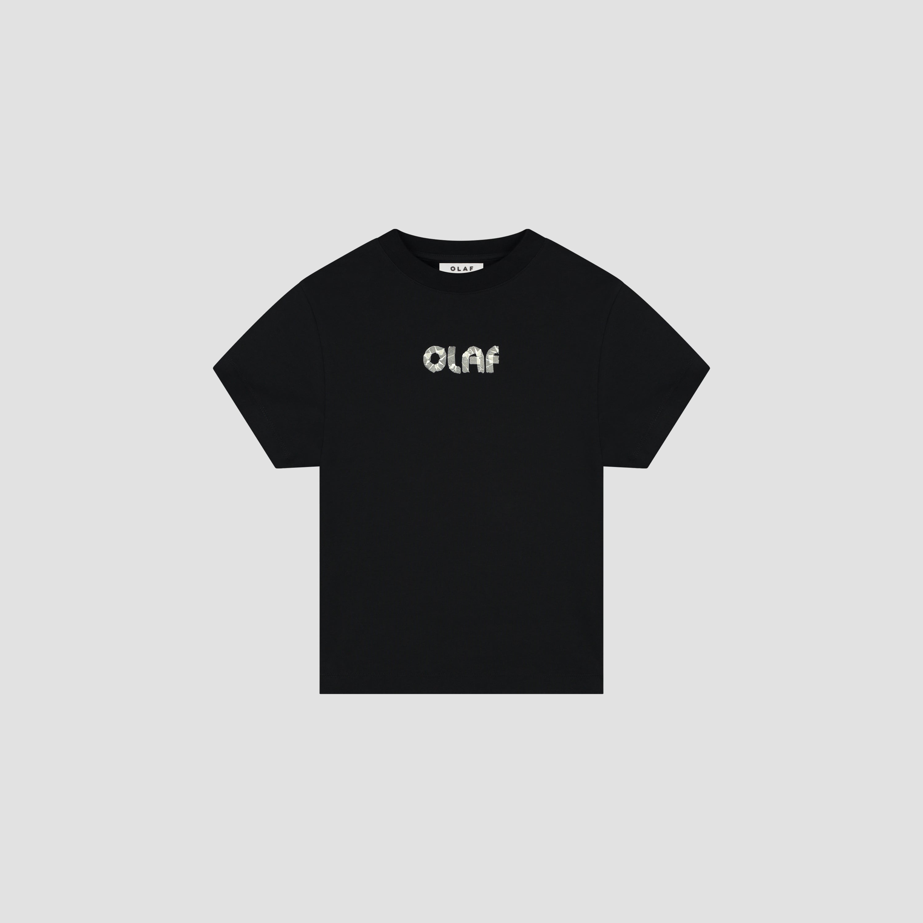 Olaf Tape Baby Tee - Black