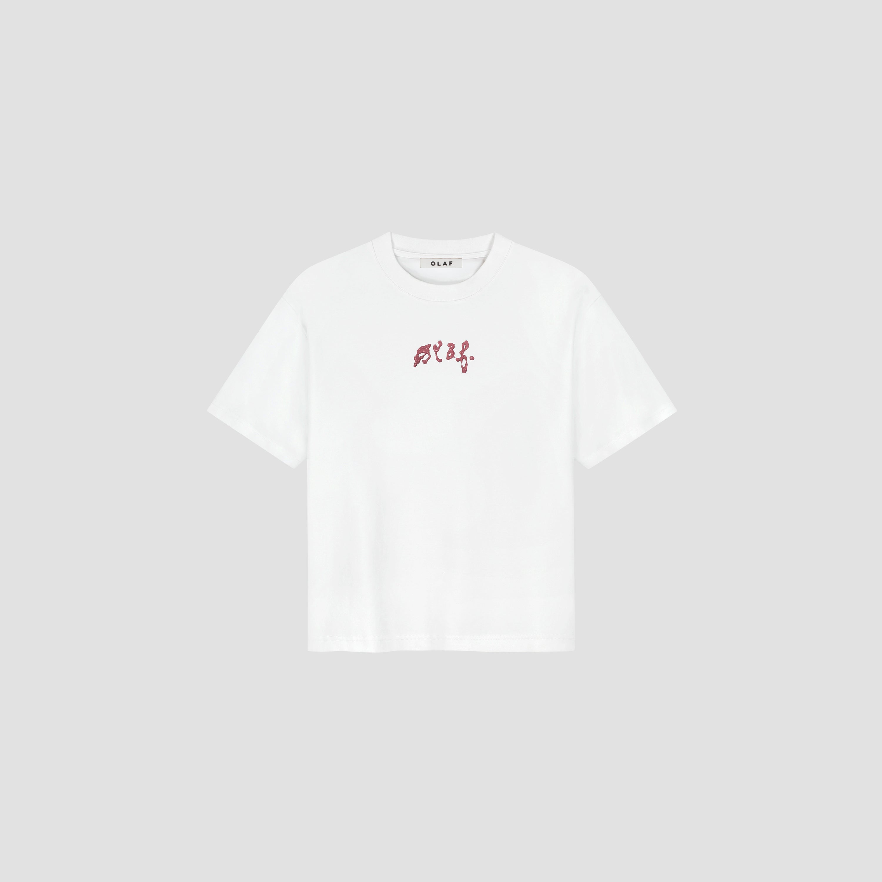 Painted Olaf Tee - Optical White