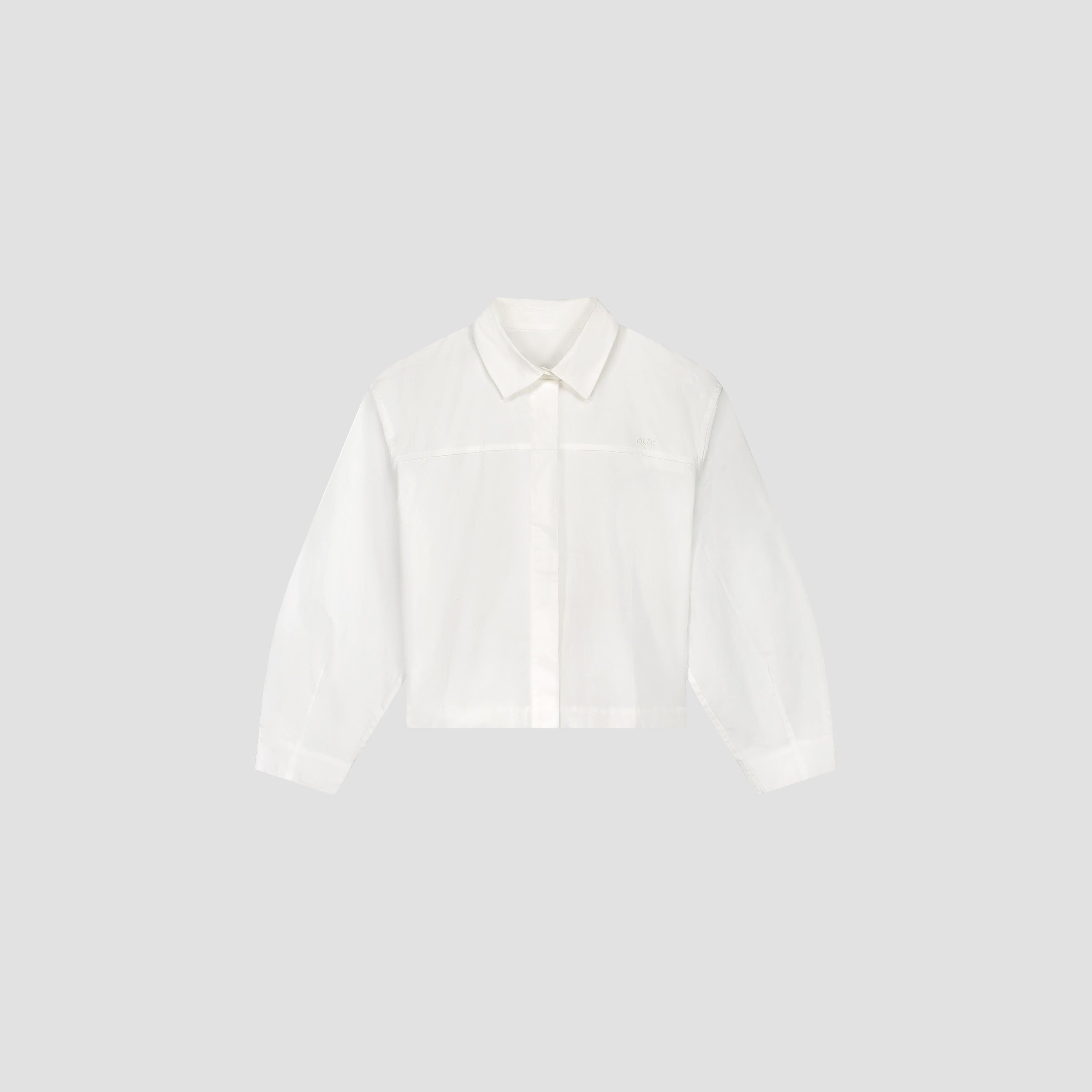 Retro Logo Boxy Shirt - Optical White