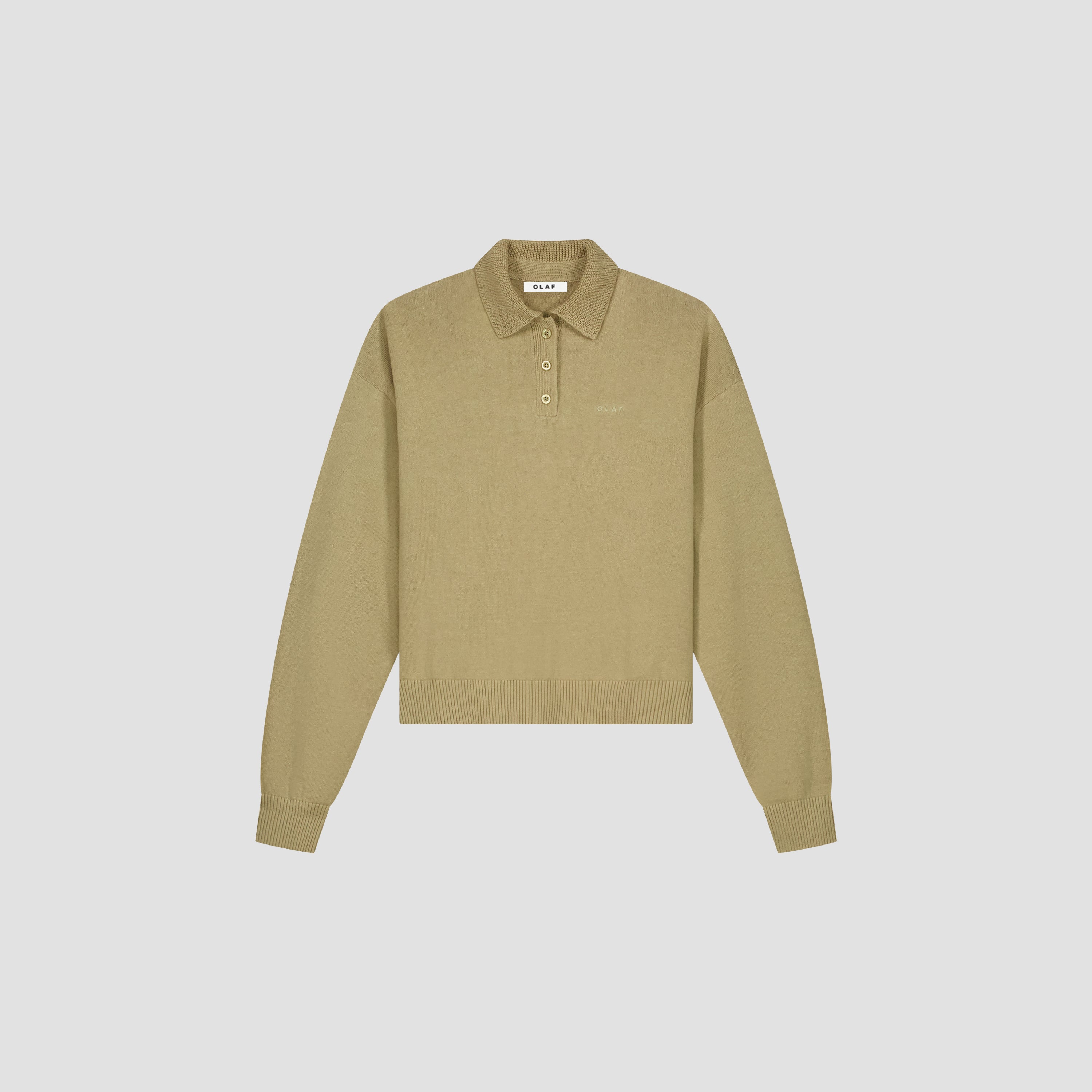 Linen Knit Polo - Tree House