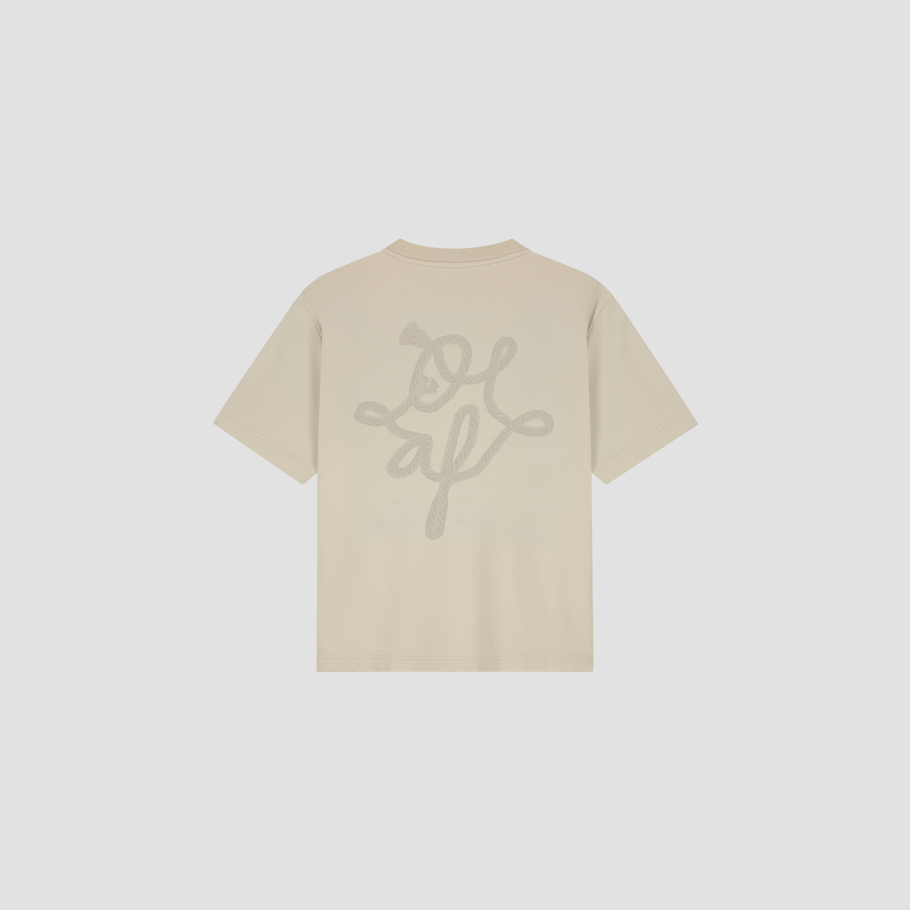 Lasso Monogram Oversized Tee - Ancient Scroll