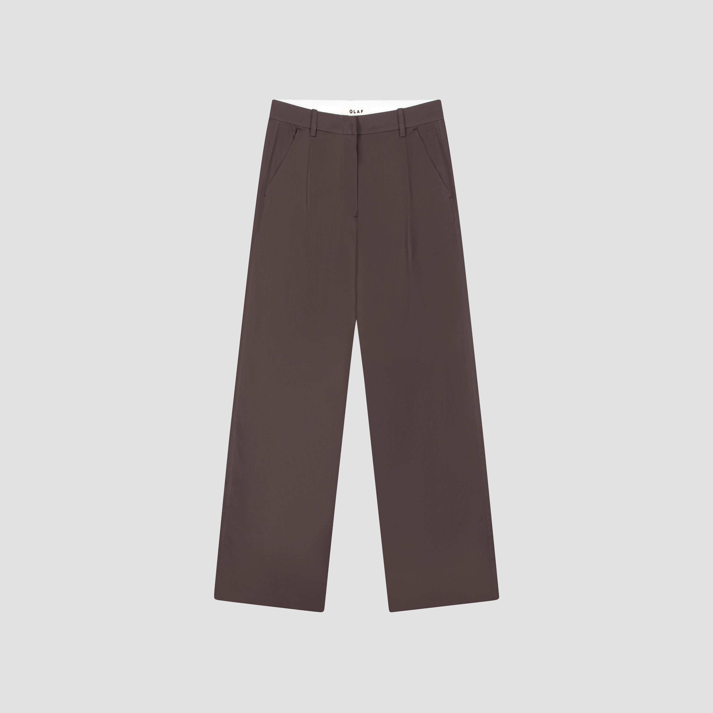 Tailored Trousers - Chocolate Plum