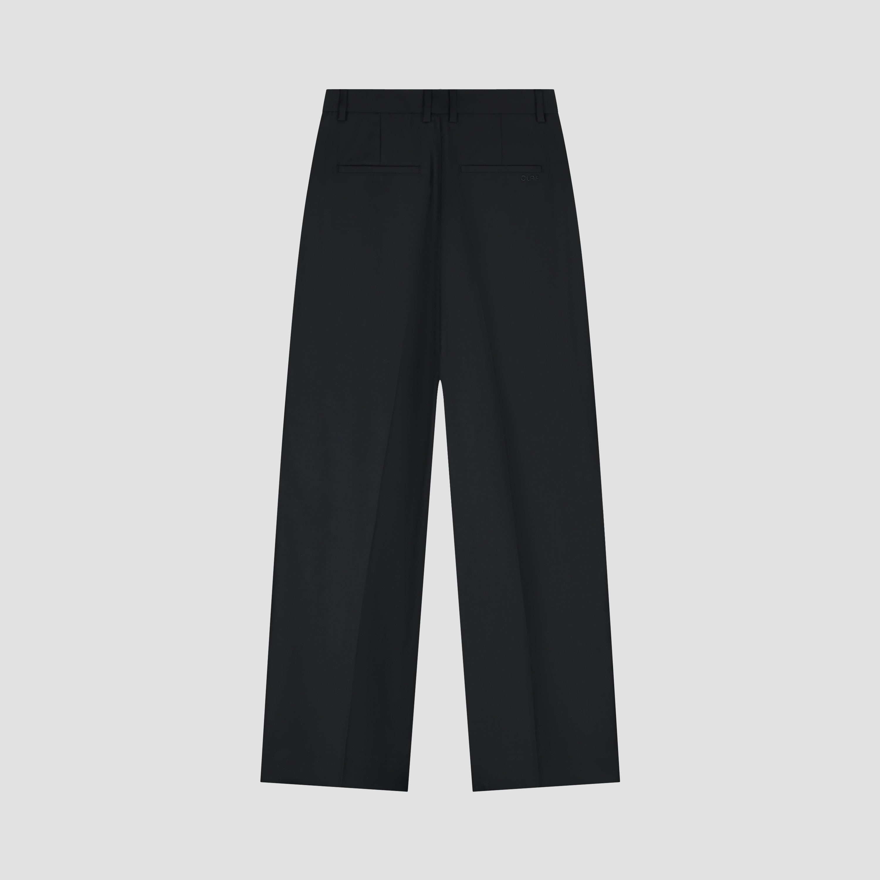 Wool Tailored Trousers - Black