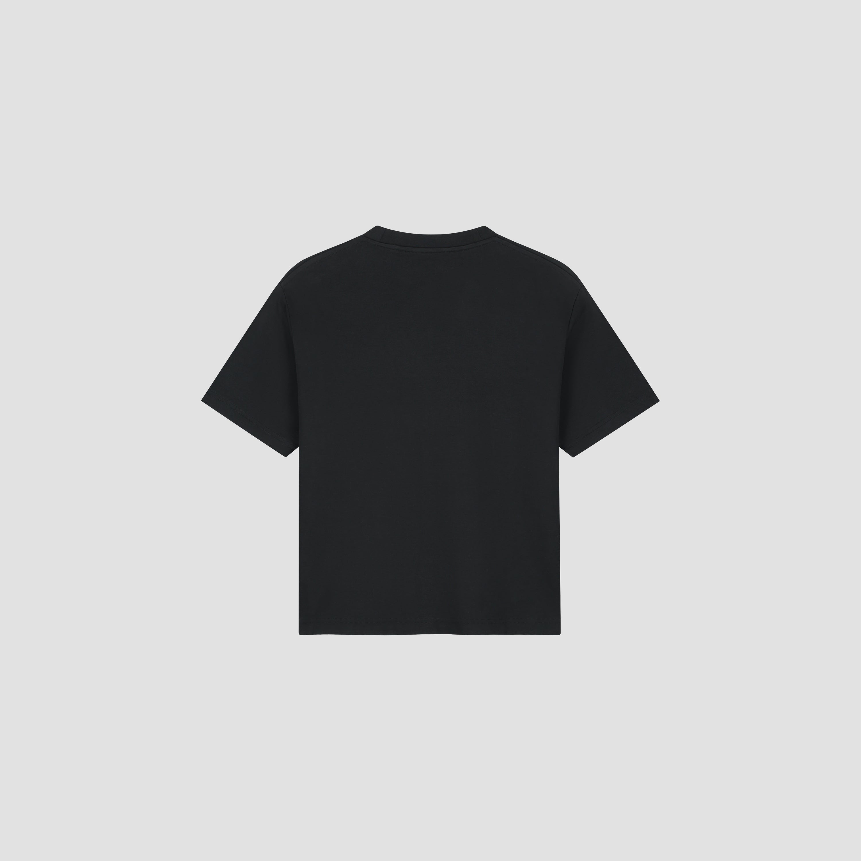 Retro Logo Boxy Tee - Black