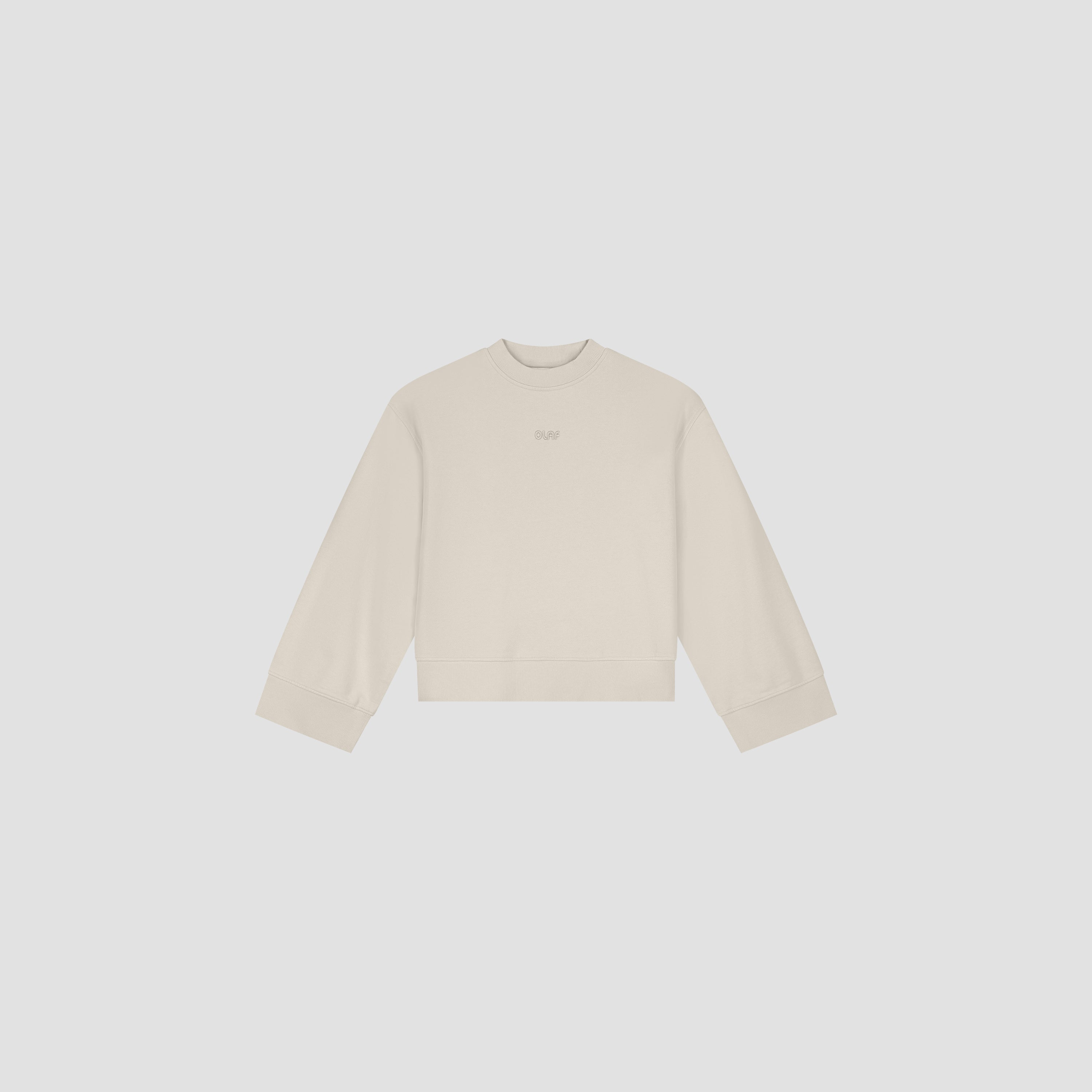 Retro Logo Crewneck - Cement