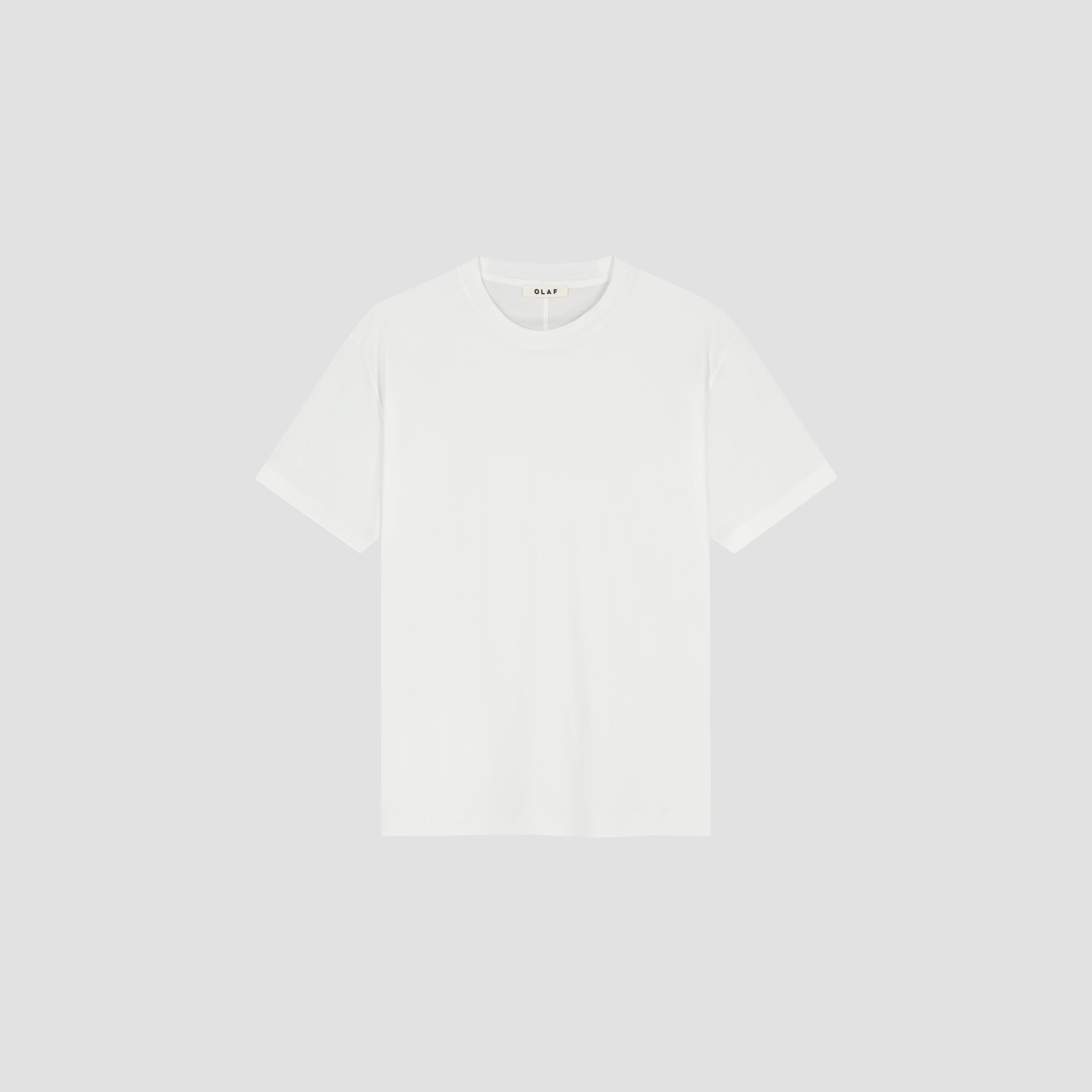 Monogram Boxy Tee - Optical White